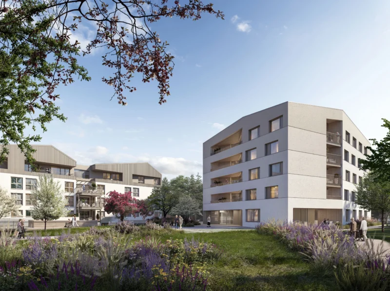 Rendering Neugestaltung ÖJAB Pflegewohnhaus Salzburg