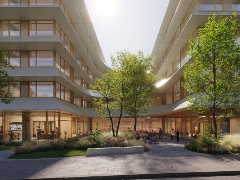 idealice-rendering Vorplatz ISTA LAB 8
